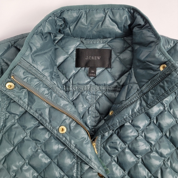 J. Crew Shiny Downtown Field Quilted Down-Filled Jacket - Picture 8 of 12